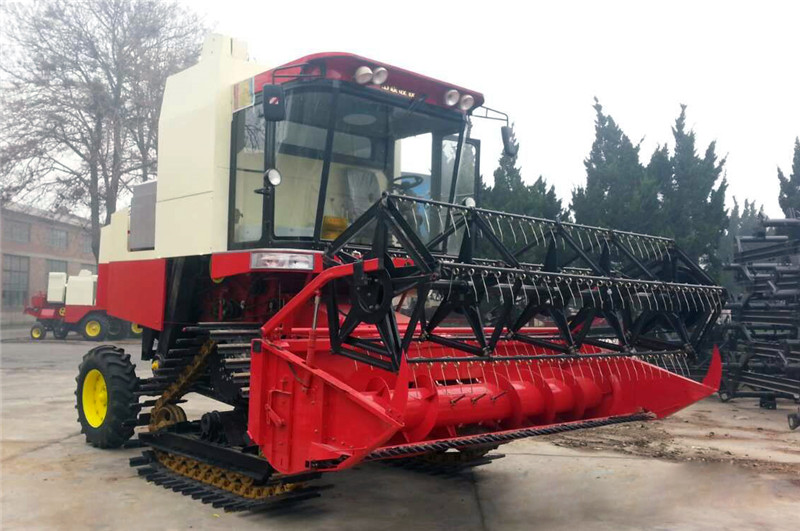 Crawl Type Grain Combine Harvester（Wheel+Chain）