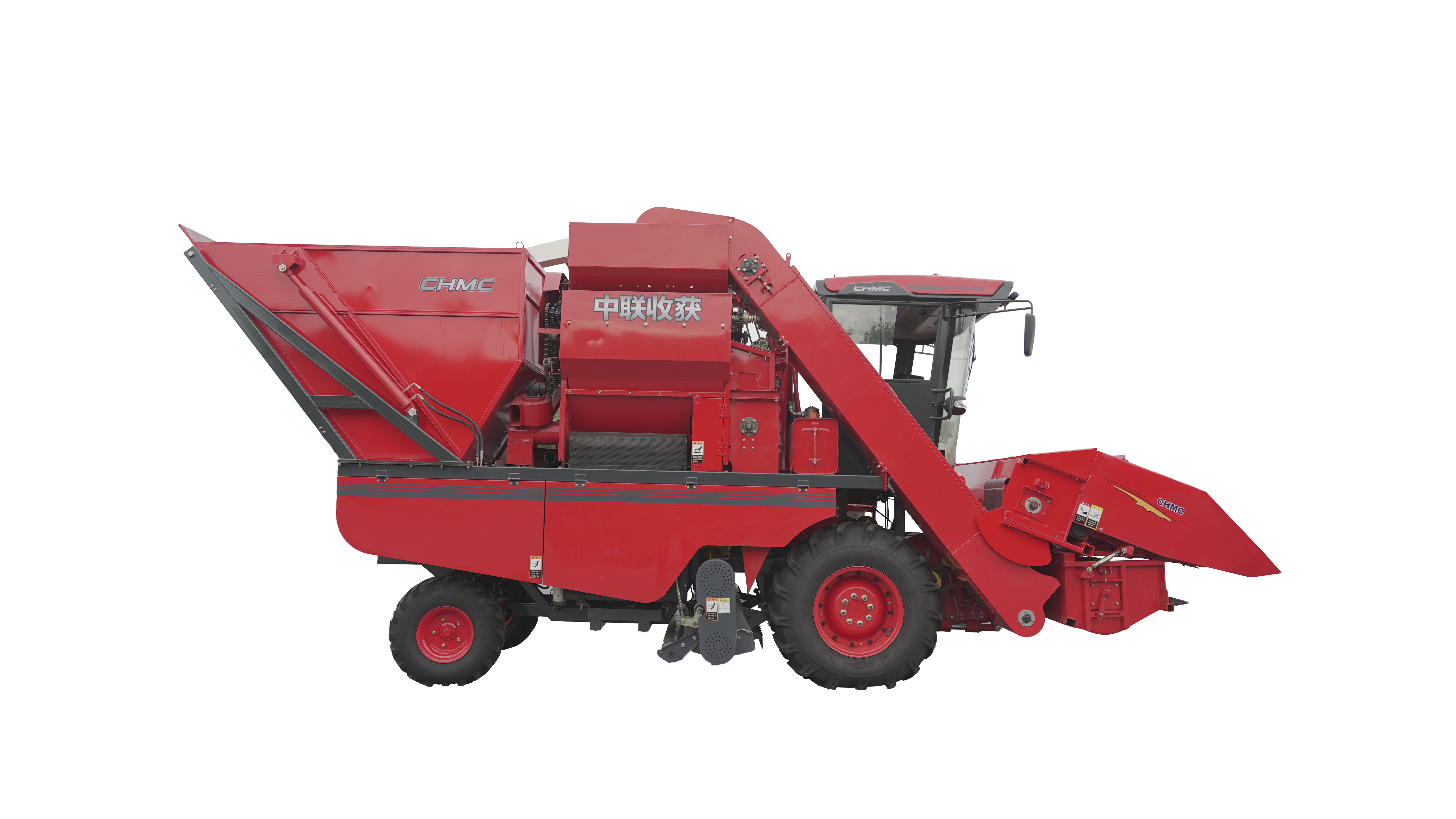 Agricultural Self-propelled Corn Harvester For Corn Cob and 
